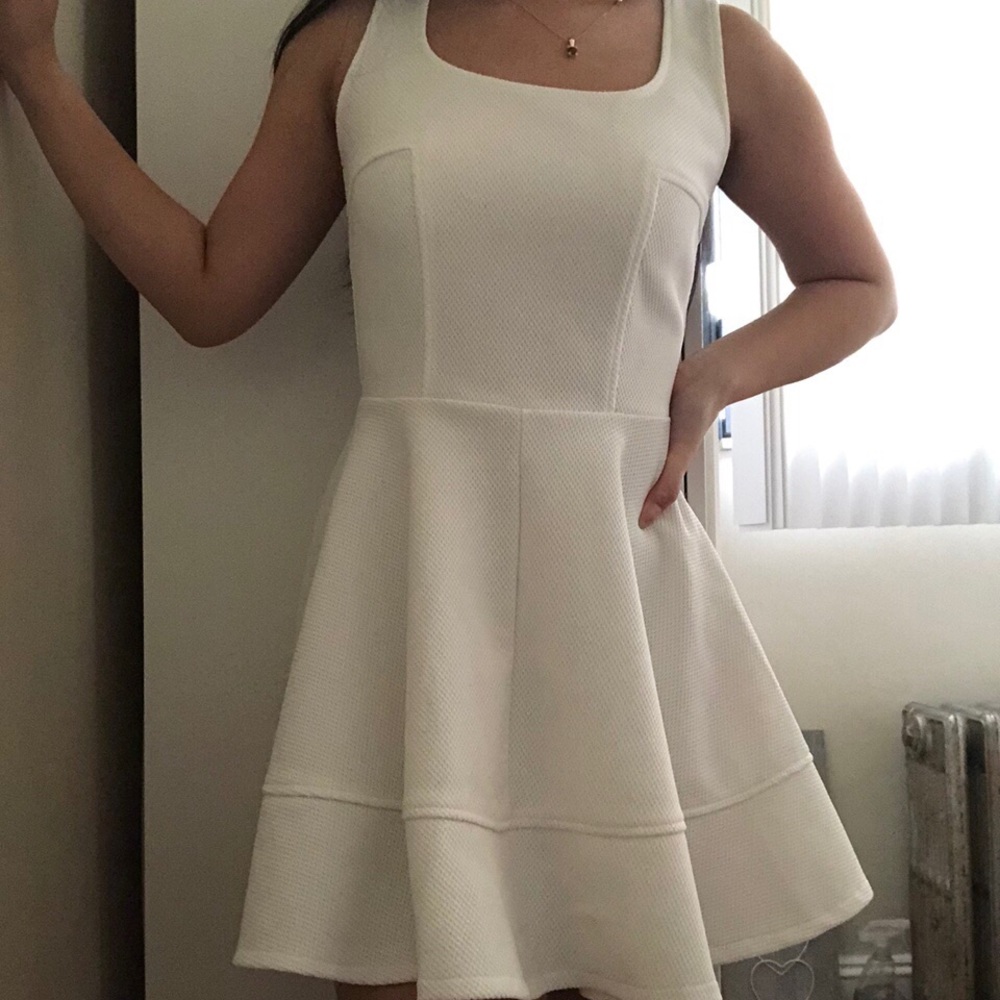 White Flare (Skater) Dress